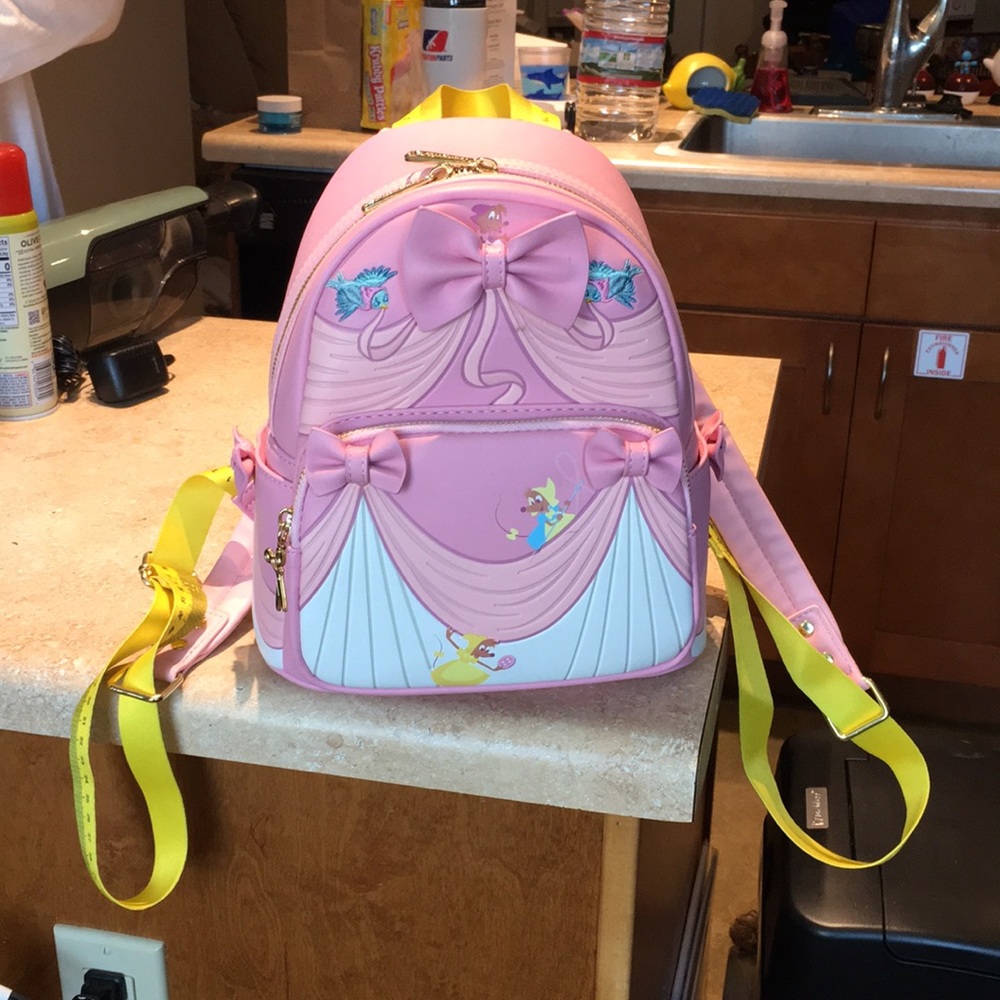 Cinderella Dress Lounge fly backpack Never Used